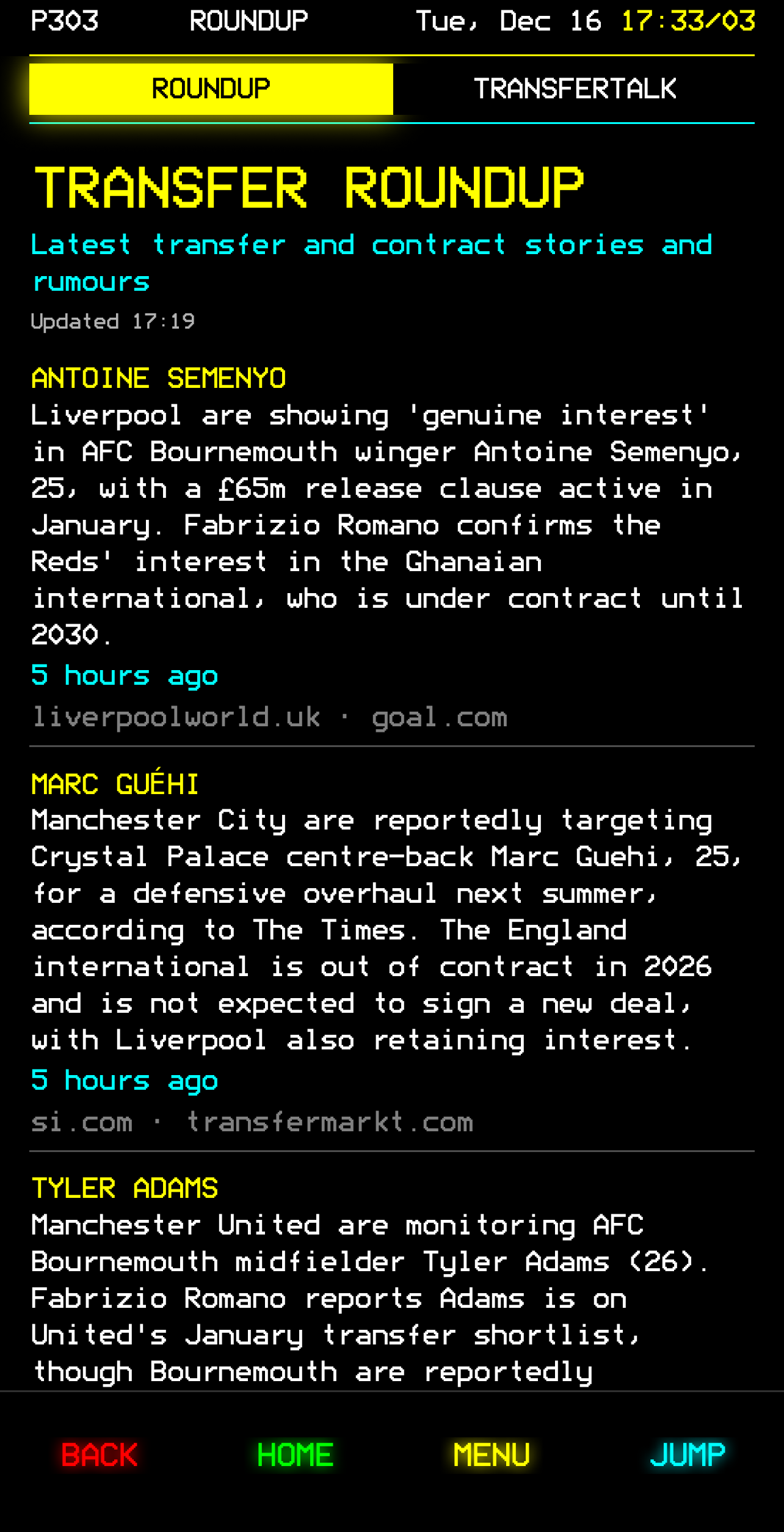 QFAX Transfer Newswire - Transfer news without clickbait